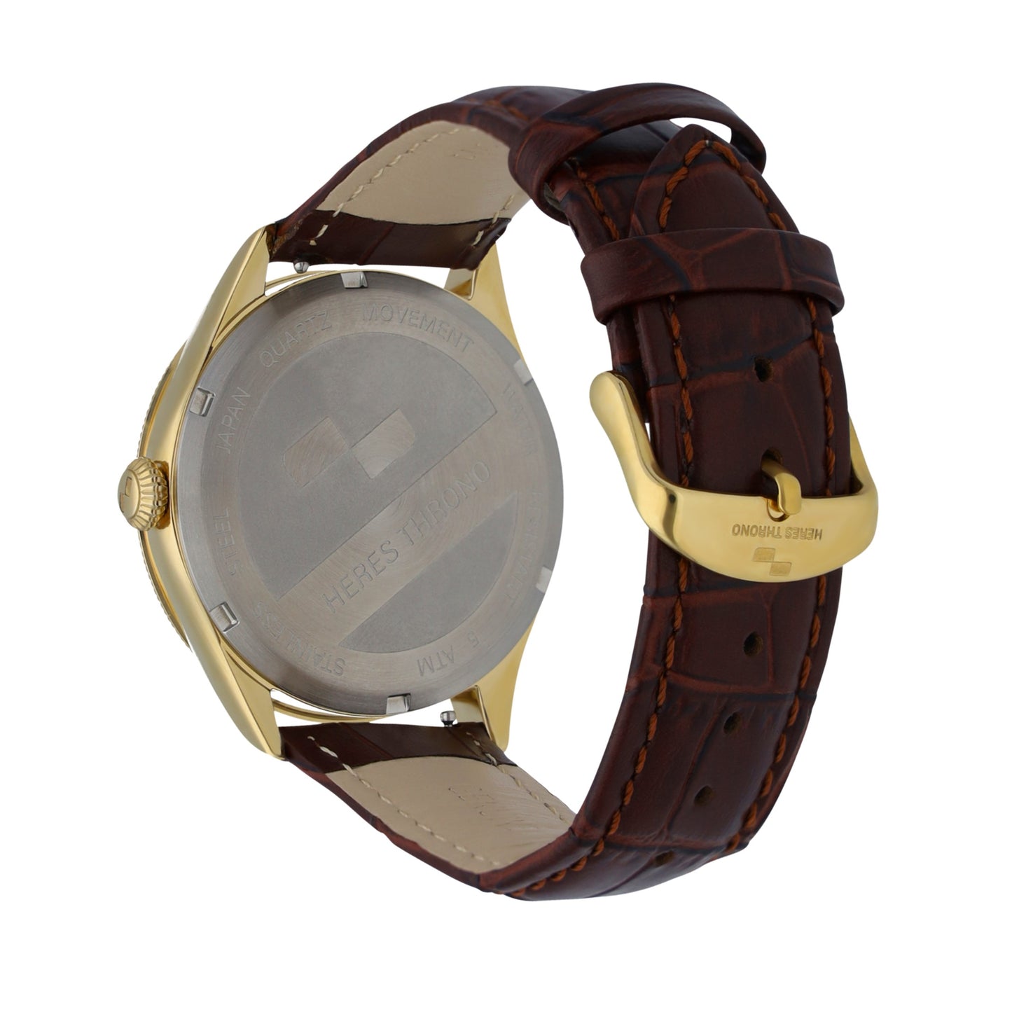 E-2 Gold - Strap Brown