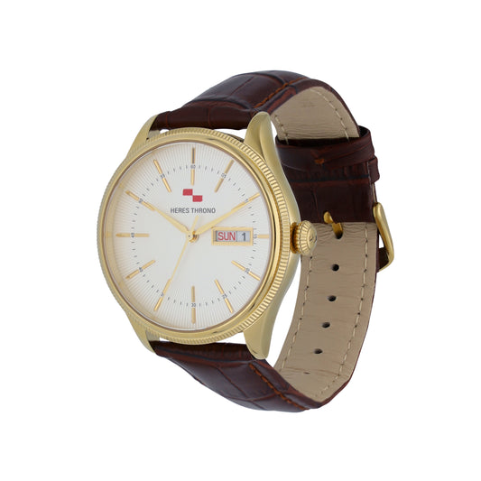 E-2 Gold - Strap Brown